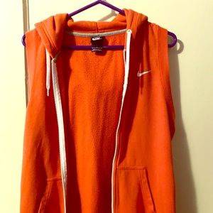 nike zip up tank sweater
